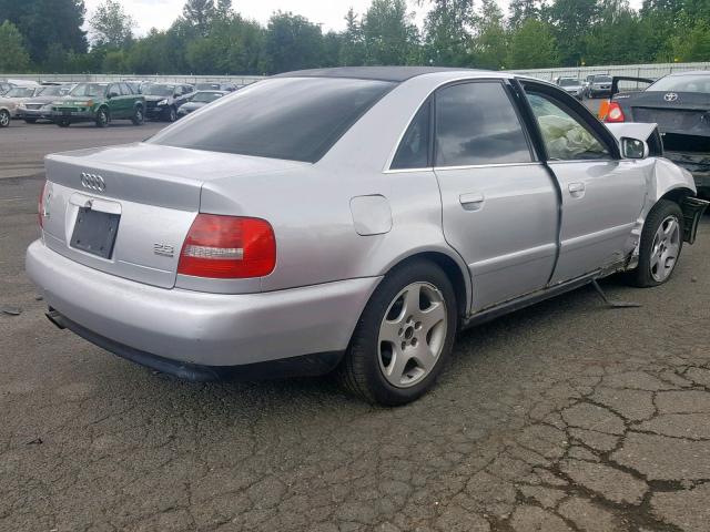 WAUDH68D51A002257 - 2001 AUDI A4 2.8 QUA SILVER photo 4