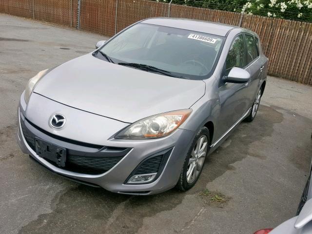 JM1BL1H65A1320814 - 2010 MAZDA 3 S GRAY photo 2