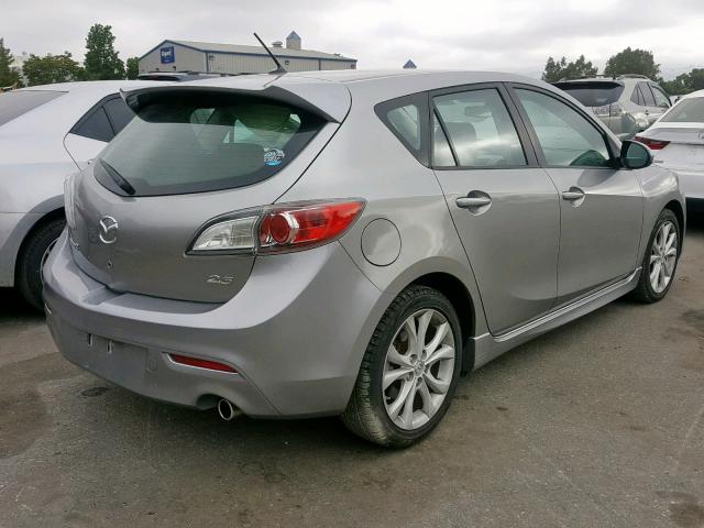 JM1BL1H65A1320814 - 2010 MAZDA 3 S GRAY photo 4