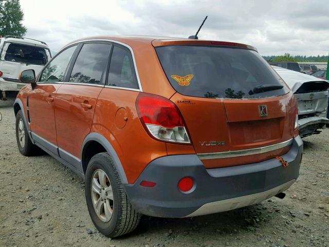 3GSCL33P58S545117 - 2008 SATURN VUE XE ORANGE photo 3