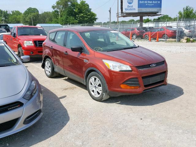 1FMCU0F77EUB46414 - 2014 FORD ESCAPE S ORANGE photo 1