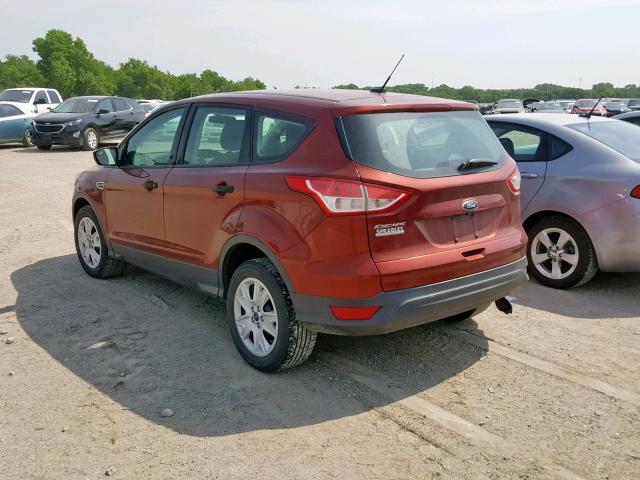 1FMCU0F77EUB46414 - 2014 FORD ESCAPE S ORANGE photo 3