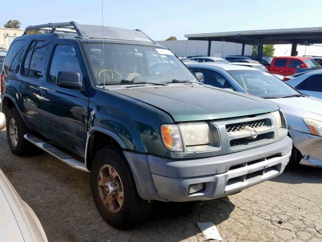 5N1ED28T5YC511682 - 2000 NISSAN XTERRA XE GREEN photo 1