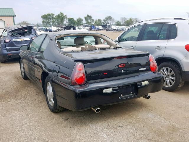 2G1WX12KX39316809 - 2003 CHEVROLET MONTE CARL 黑色 照片 3