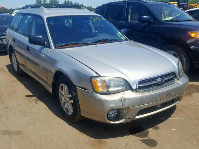 4S3BH675X37615222 - 2003 SUBARU LEGACY OUT SILVER photo 1