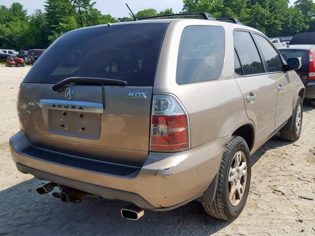 2HNYD18614H531709 - 2004 ACURA MDX TOURIN TAN photo 4