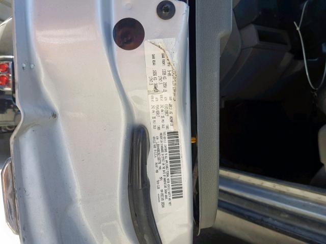 1J8HH48K26C168778 - 2006 JEEP COMMANDER 银色 照片 10