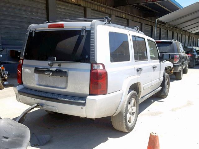 1J8HH48K26C168778 - 2006 JEEP COMMANDER 银色 照片 4