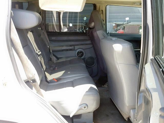 1J8HH48K26C168778 - 2006 JEEP COMMANDER 银色 照片 6