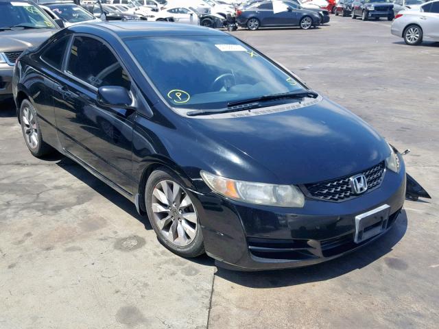 2HGFG11939H509759 - 2009 HONDA CIVIC EXL BLACK photo 1