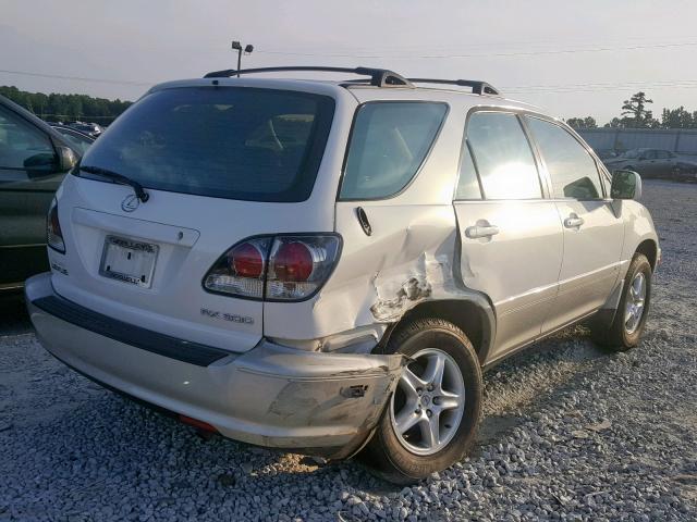 JTJGF10UX30150317 - 2003 LEXUS RX 300 WHITE photo 4