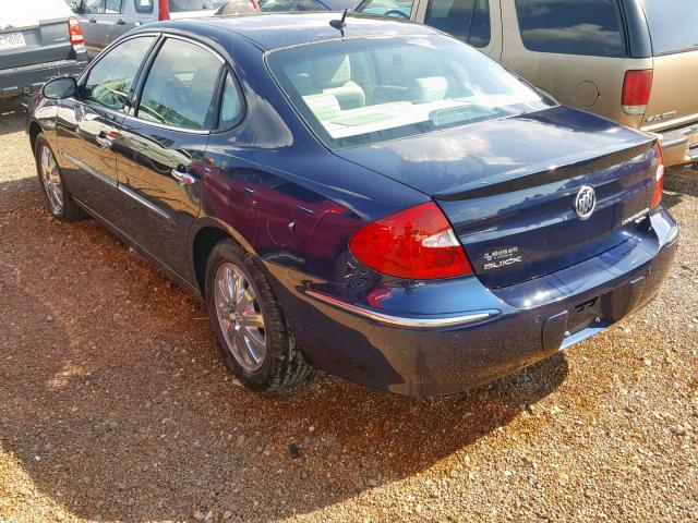 2G4WD582681143807 - 2008 BUICK LACROSSE C BLUE photo 3