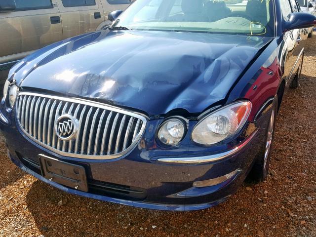 2G4WD582681143807 - 2008 BUICK LACROSSE C BLUE photo 9