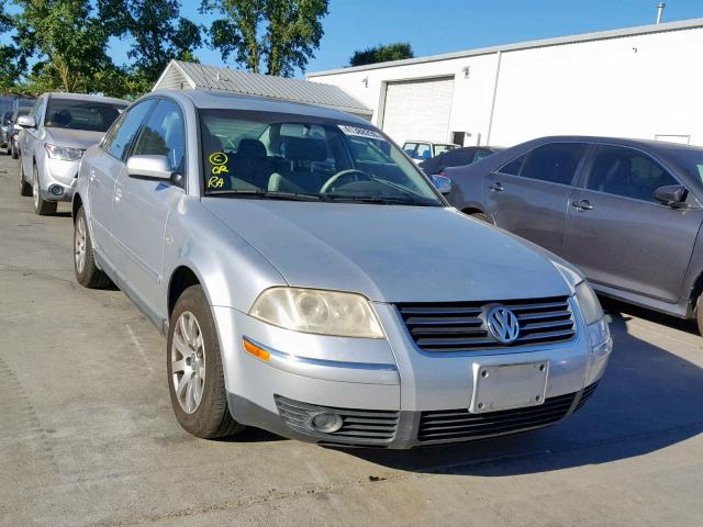 WVWPD63B22P450679 - 2002 VOLKSWAGEN PASSAT GLS SILVER photo 1