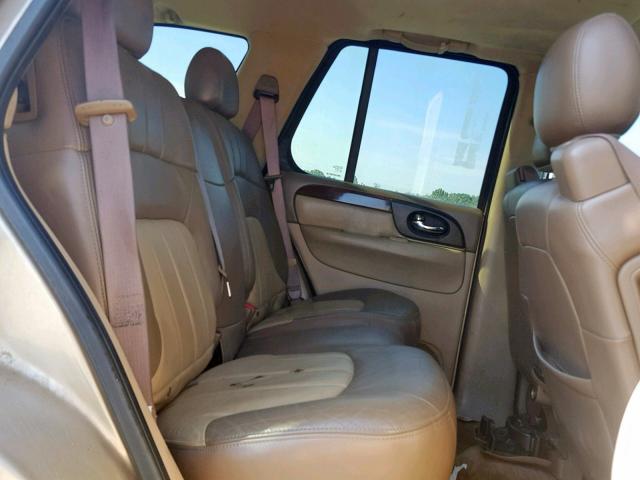 1GKDS13S542403209 - 2004 GMC ENVOY TAN photo 6