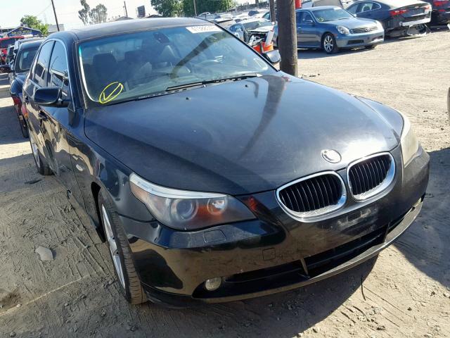 WBANA53504B846045 - 2004 BMW 525 I BLACK photo 1