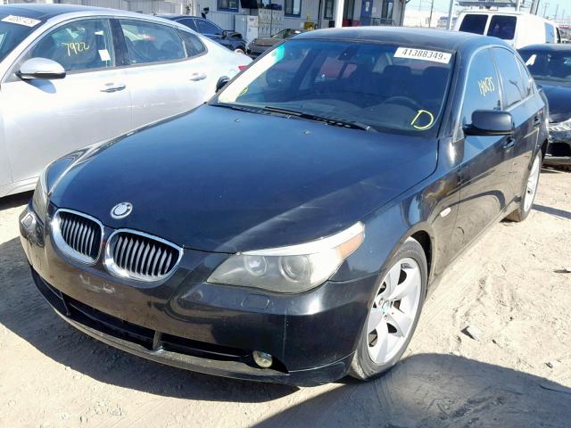 WBANA53504B846045 - 2004 BMW 525 I BLACK photo 2