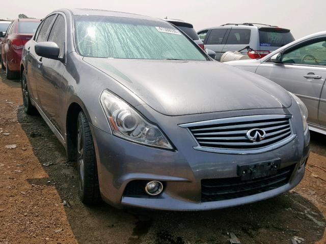 JN1CV6AR1DM755206 - 2013 INFINITI G37 GRAY photo 1