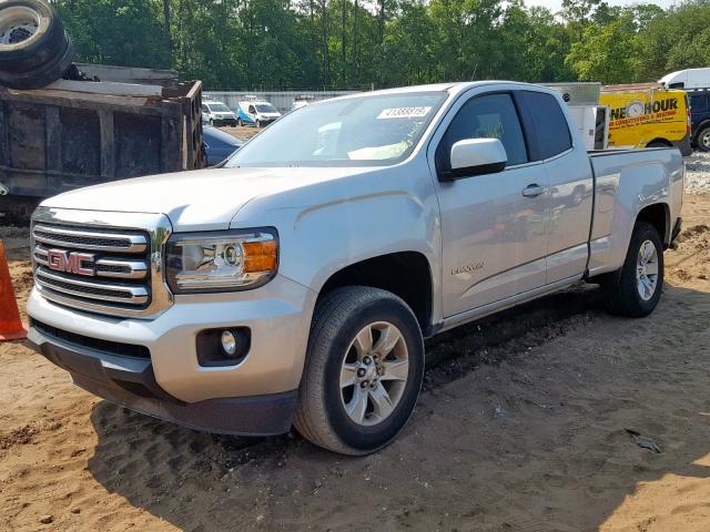 1GTH5CEA5G1278629 - 2016 GMC CANYON SLE SILVER photo 2