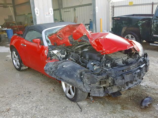 1G2MB35BX8Y105461 - 2008 PONTIAC SOLSTICE RED photo 1