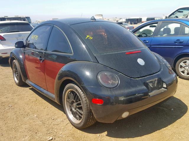 3VWCK31C65M407646 - 2005 VOLKSWAGEN NEW BEETLE შავი ფოტო 3