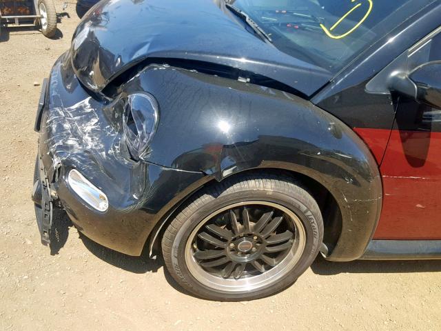 3VWCK31C65M407646 - 2005 VOLKSWAGEN NEW BEETLE შავი ფოტო 9