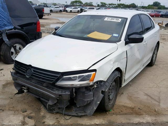 3VW2K7AJ7EM328603 - 2014 VOLKSWAGEN JETTA BASE WHITE photo 2