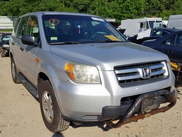 2HKYF18146H530245 - 2006 HONDA PILOT LX GRAY photo 1