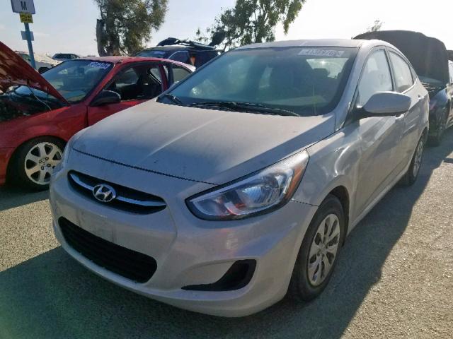 KMHCT4AE2GU113209 - 2016 HYUNDAI ACCENT SE BEIGE photo 2