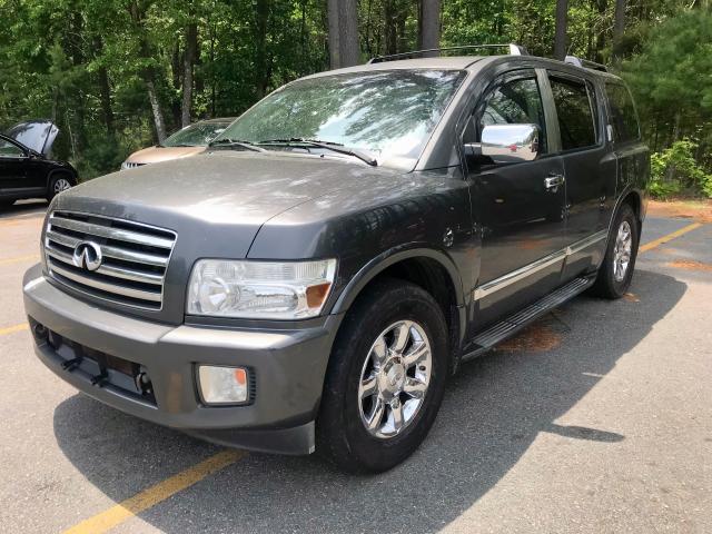 5N3AA08C76N800759 - 2006 INFINITI QX56 GRAY photo 2