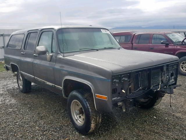 1GNEV16K8MF126817 - 1991 CHEVROLET SUBURBAN V GRAY photo 1