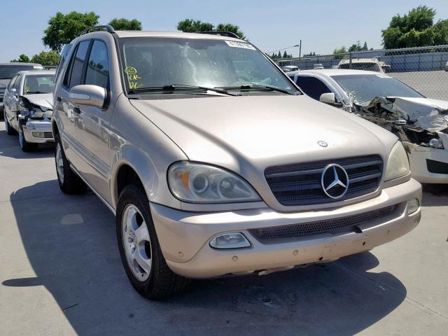 4JGAB57E23A436355 - 2003 MERCEDES-BENZ ML 350 GOLD photo 1