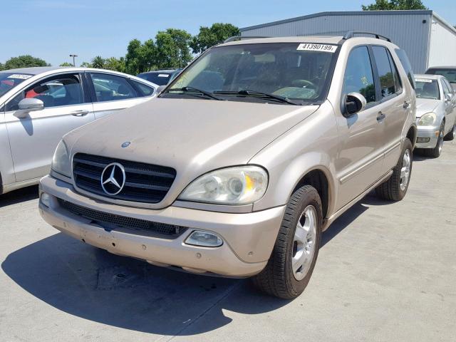 4JGAB57E23A436355 - 2003 MERCEDES-BENZ ML 350 GOLD photo 2