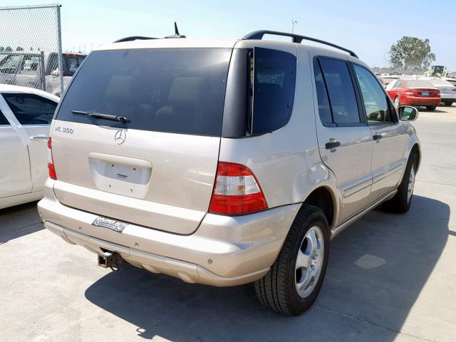 4JGAB57E23A436355 - 2003 MERCEDES-BENZ ML 350 GOLD photo 4