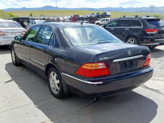 JH4KA965X2C012122 - 2002 ACURA 3.5RL BLACK photo 3