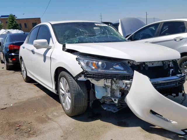 1HGCR2F85DA251884 - 2013 HONDA ACCORD EXL WHITE photo 1