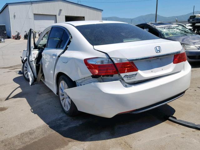 1HGCR2F85DA251884 - 2013 HONDA ACCORD EXL WHITE photo 3