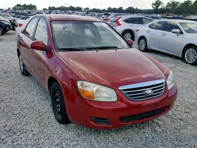 KNAFE121885556060 - 2008 KIA SPECTRA EX RED photo 1