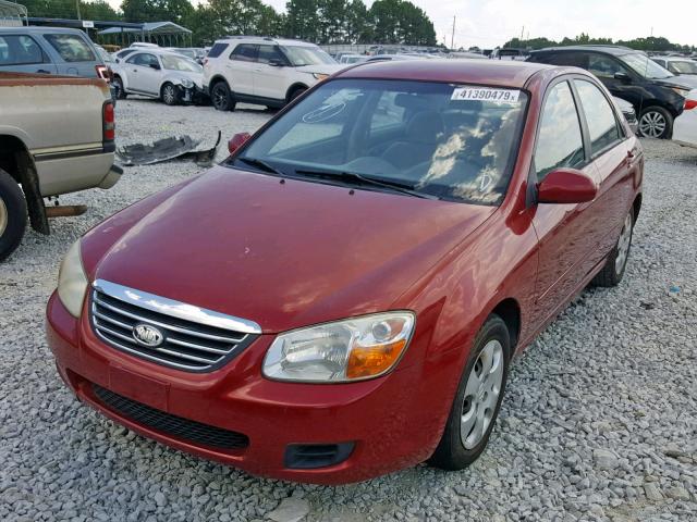 KNAFE121885556060 - 2008 KIA SPECTRA EX RED photo 2