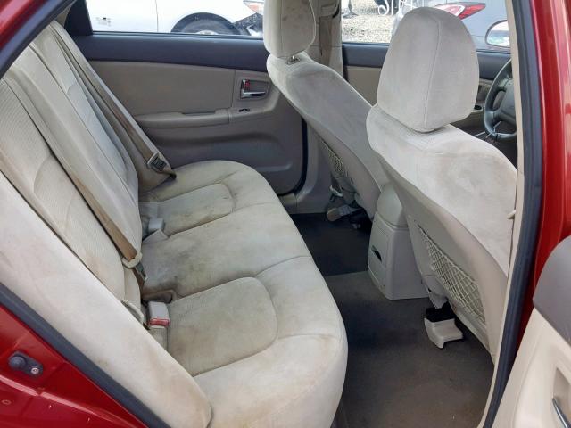 KNAFE121885556060 - 2008 KIA SPECTRA EX RED photo 6