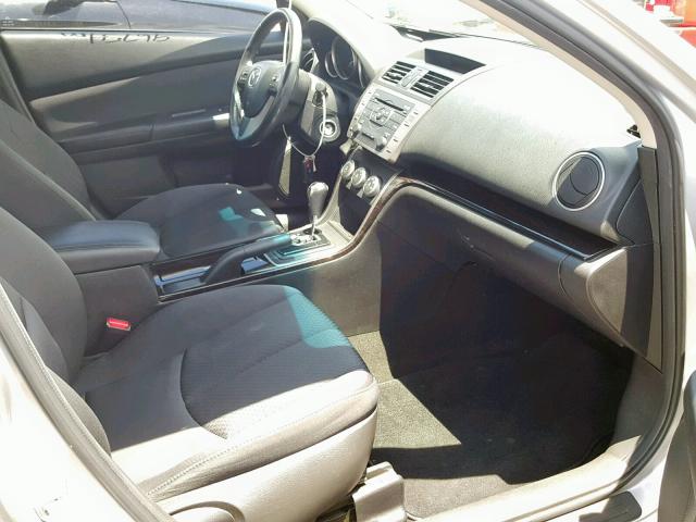 1YVHZ8CH0B5M26733 - 2011 MAZDA 6 I SILVER photo 5