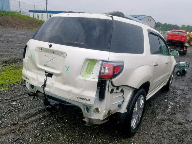 1GKKVTKDXDJ146180 - 2013 GMC ACADIA DEN WHITE photo 4