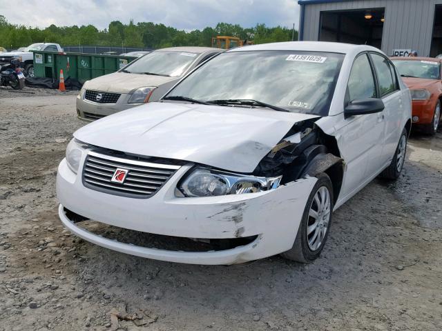 1G8AJ55F57Z147510 - 2007 SATURN ION LEVEL WHITE photo 2