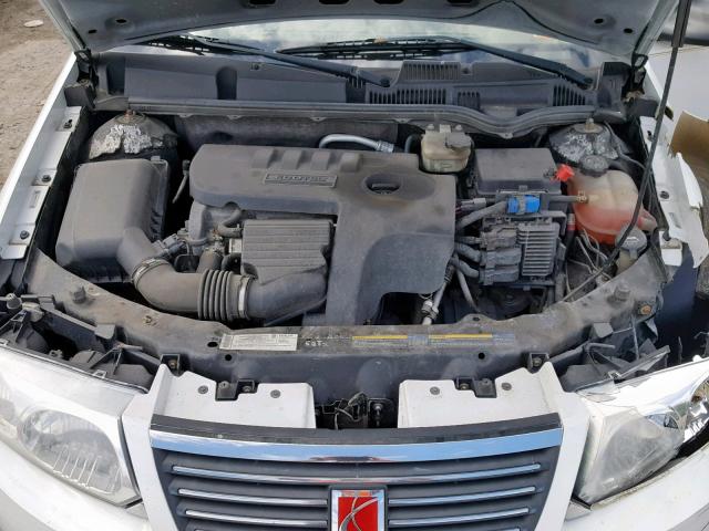 1G8AJ55F57Z147510 - 2007 SATURN ION LEVEL WHITE photo 7