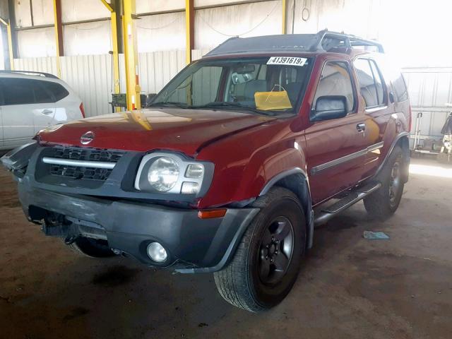 5N1ED28T53C677967 - 2003 NISSAN XTERRA XE RED photo 2