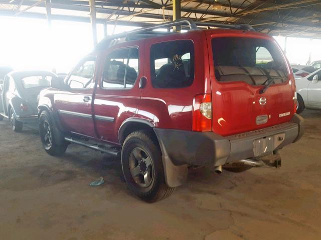 5N1ED28T53C677967 - 2003 NISSAN XTERRA XE RED photo 3