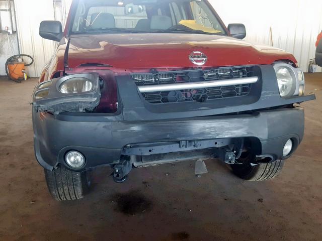 5N1ED28T53C677967 - 2003 NISSAN XTERRA XE RED photo 9