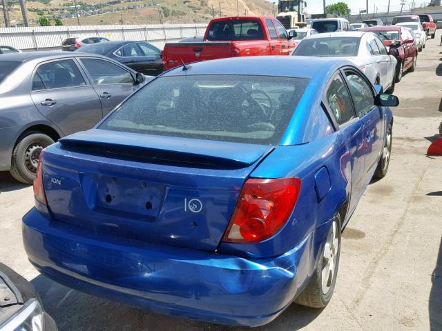 1G8AW15F06Z117887 - 2006 SATURN ION LEVEL BLUE photo 4