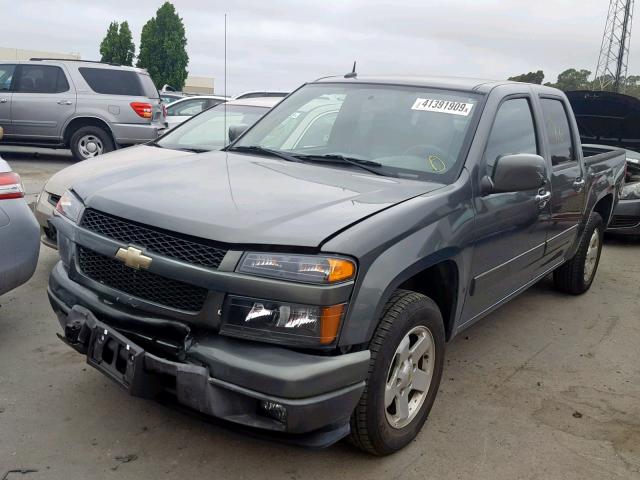 1GCDSCDE2A8126835 - 2010 CHEVROLET COLORADO L GRAY photo 2
