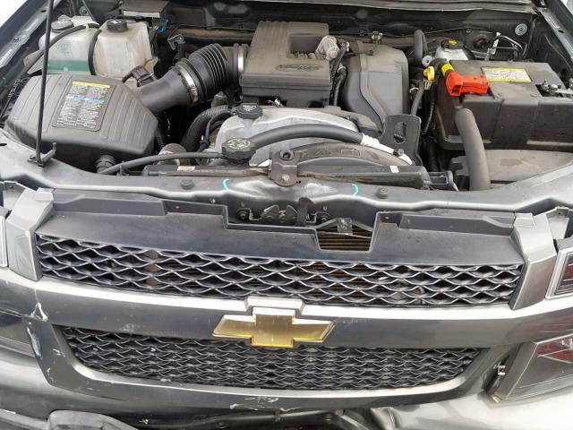 1GCDSCDE2A8126835 - 2010 CHEVROLET COLORADO L GRAY photo 7